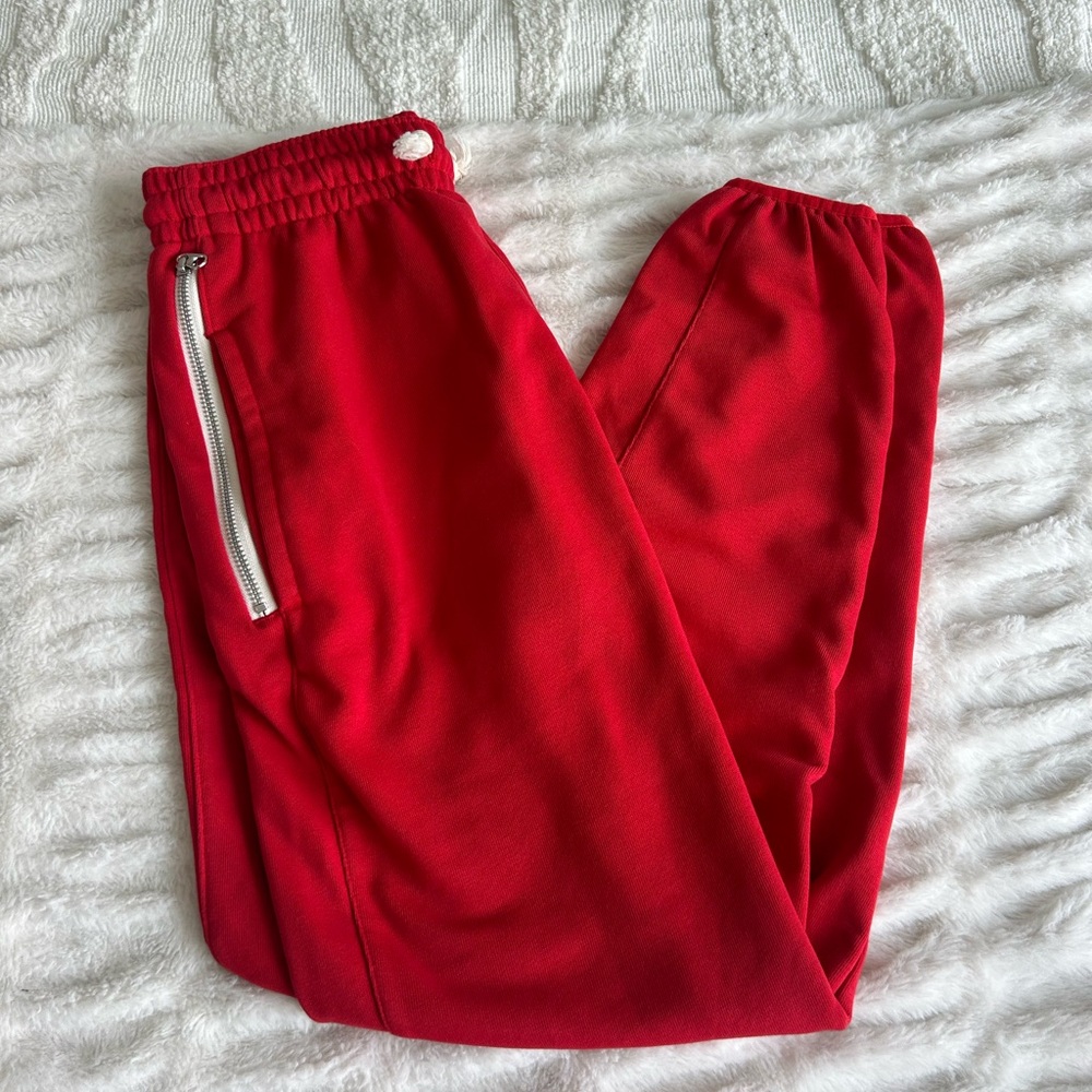 NIKE red joggers